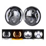 شمعات ليد شكل 7  + قواعد انوار رانجلر 2019-2022