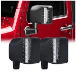 اغطية مراية اشارة وليد ابيض رانجلر JK 2007-2017