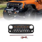 شبك شارك فيس مع ليد شكل رابتر رانجلرgrill  JK 2007-2017