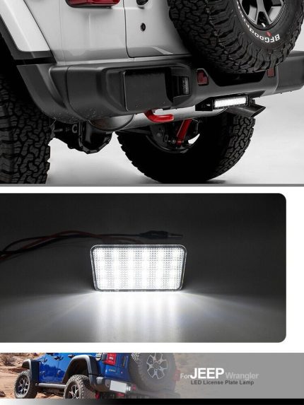 لمبة لوحة ليد لصدام رانجلر جي ال  الخلفي الروبيكون  الحديد