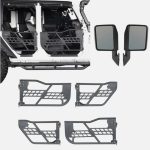 ابواب رانجلر  جي ال  و جلايدتور حديد مع المرايات 4 باب