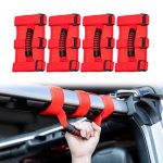 مسكات قماش احمر 4 قطع رانجلر JK 2007-2017