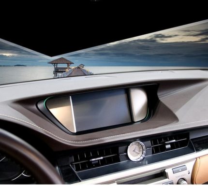 ديكور يركب حولين الشاشة مصنوع من الاستانستيل