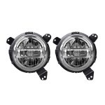 شمعات ليد شكل 2 + قواعد انوار رانجلر 2019-2022