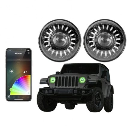 شمعات ليد ملون بعدسة رانجلر JK 2007-2017