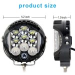 ⁦كشاف ليد ابيض  ٥ انش مع ناعس اصفر جوانب الكشاف ( العدد ١ )⁩ - الصورة ⁦3⁩