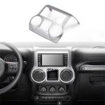 ديكور فضي مسجل أو شاشة رانجلر 2007-2017 JK