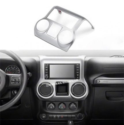 ديكور فضي مسجل أو شاشة رانجلر 2007-2017 JK