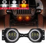 كشاف بحلقة رانجلر جي ال صدام بلاستيك  + توصيلة فيش وكالة